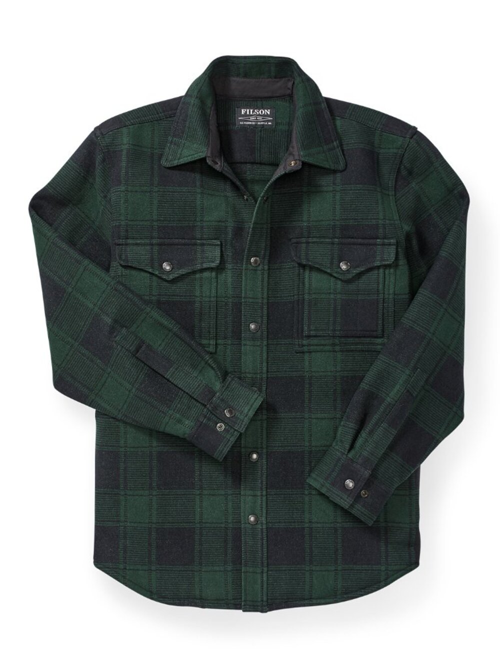 Filson Beartooth Jac Shirt - Black Green - Men's XS